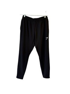 Gymshark Mens Black Elastic Waist Joggers Size Small